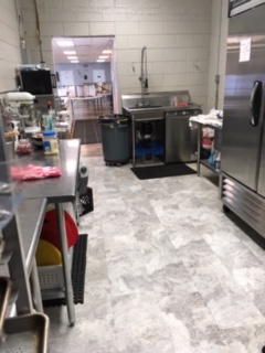 The completed kitchen at Tahlequah Day Center for the Homeless.